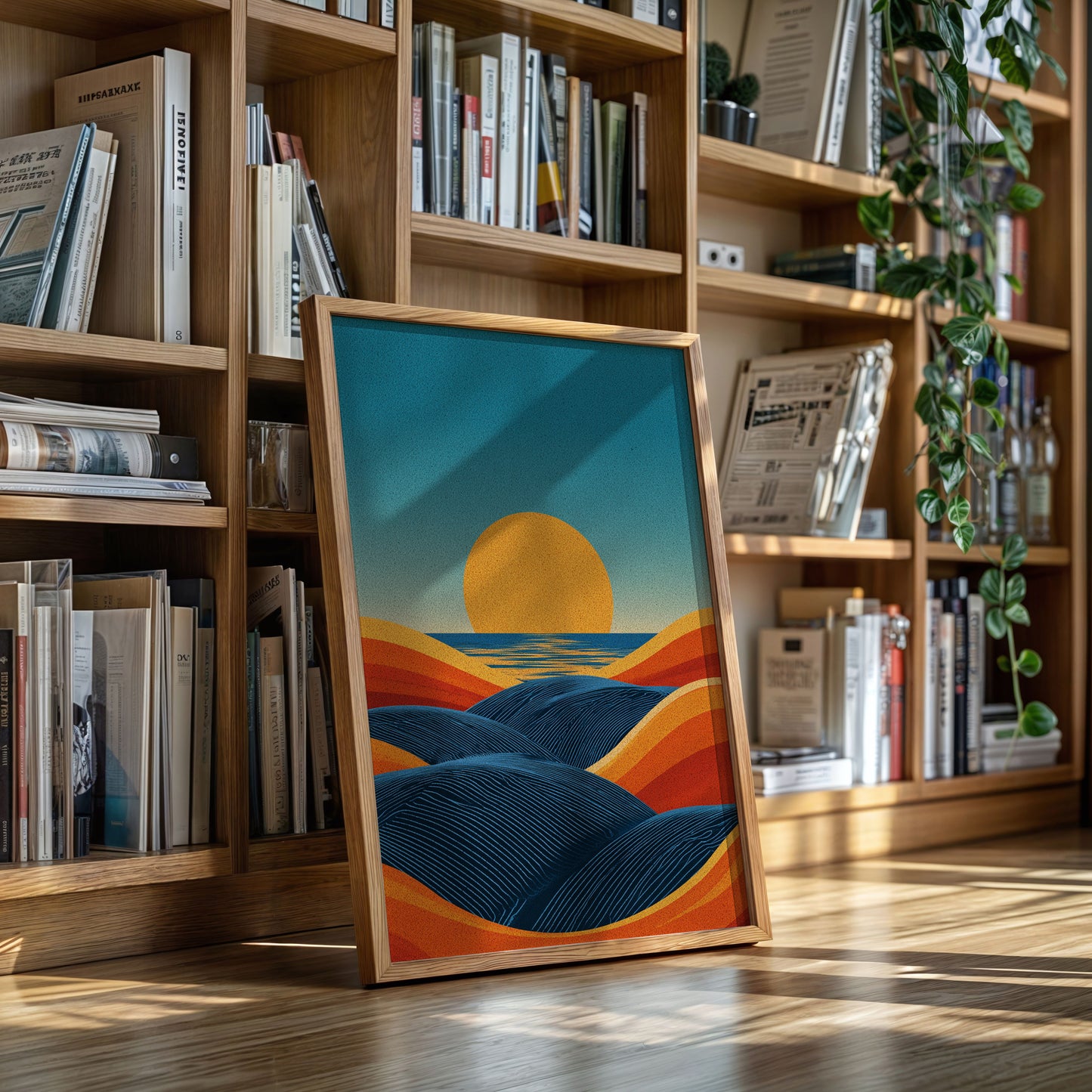 Sunset Over Rolling Dunes