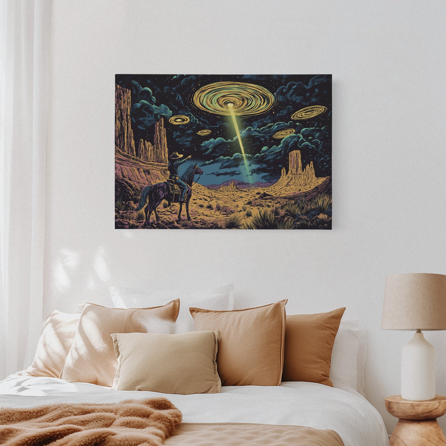 The Arrival Over Monument Valley