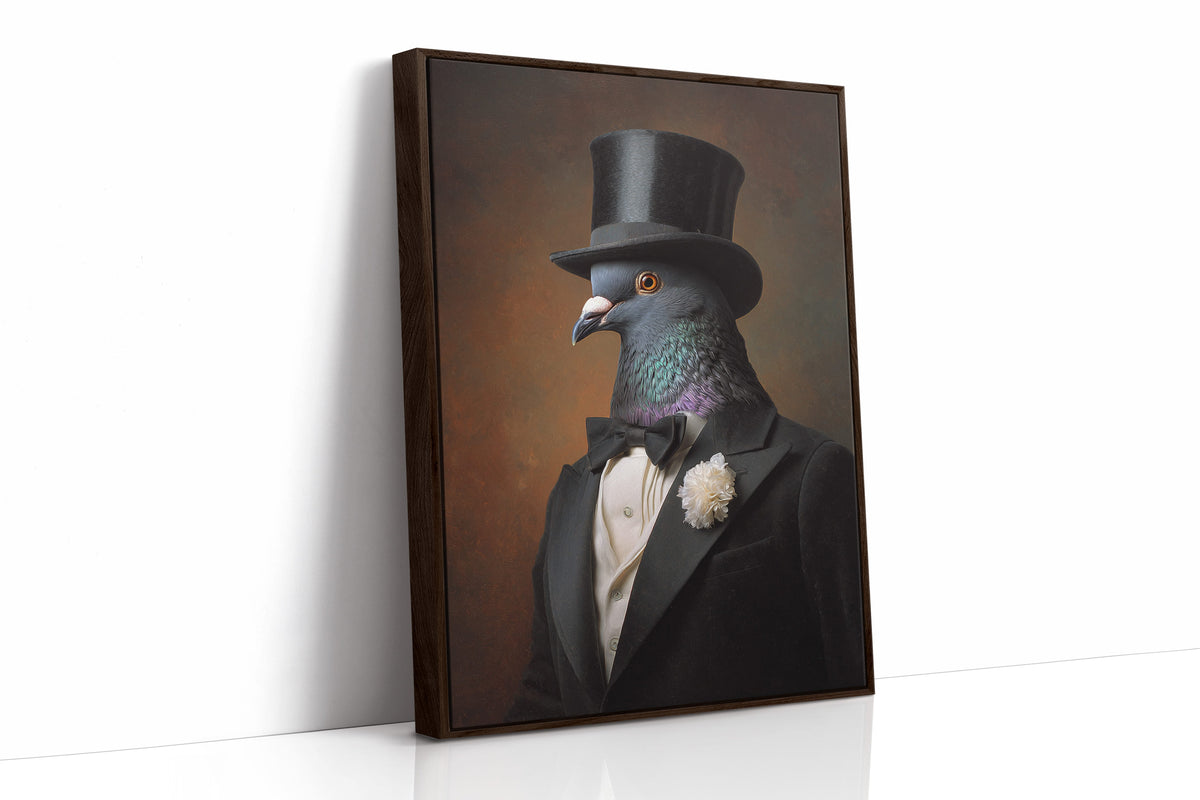 Dapper Feathers and Timeless Elegance