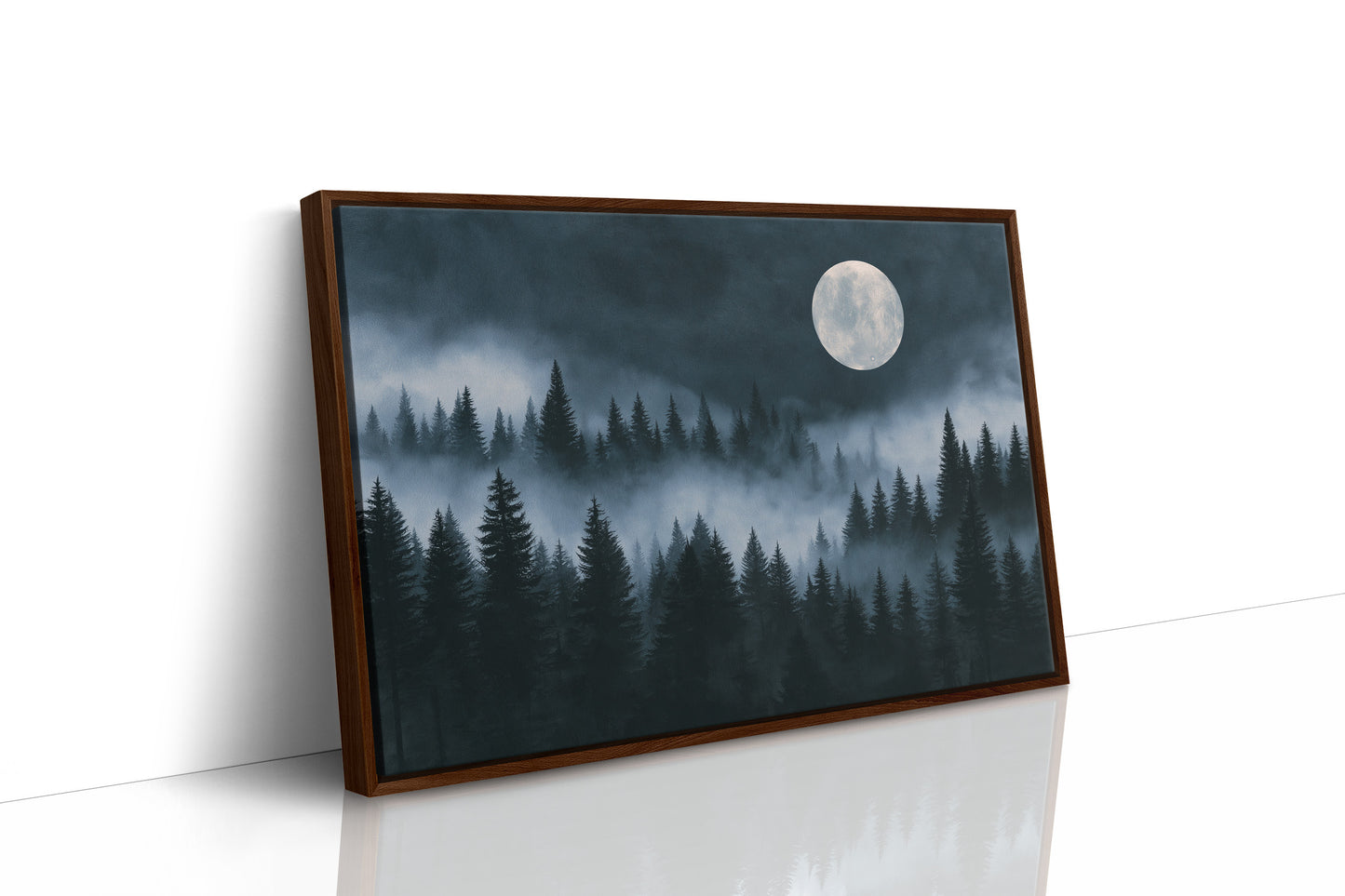Full Moon Over The Pines