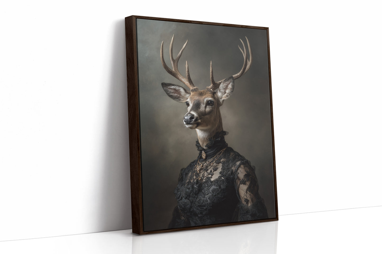 Regal Stag in Elegant Attire