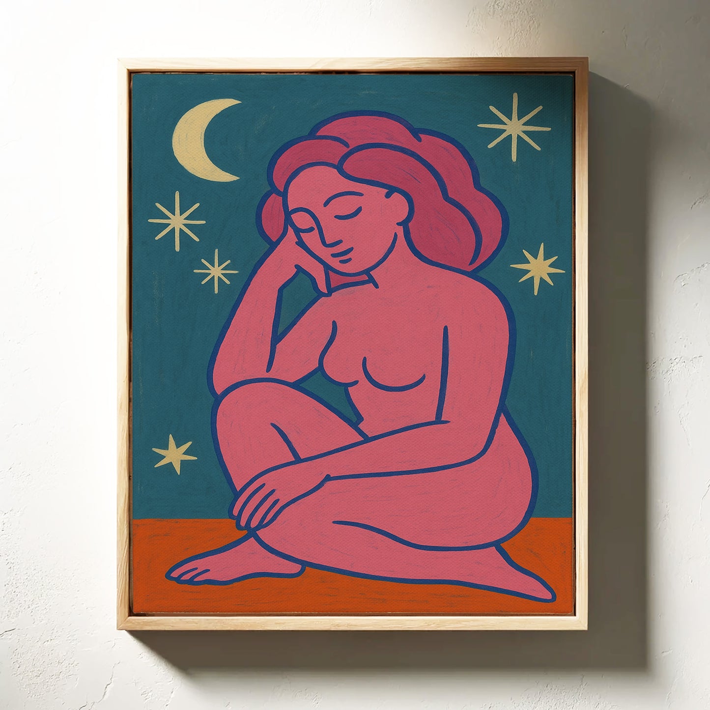 Midnight Muse in Neon Dreams