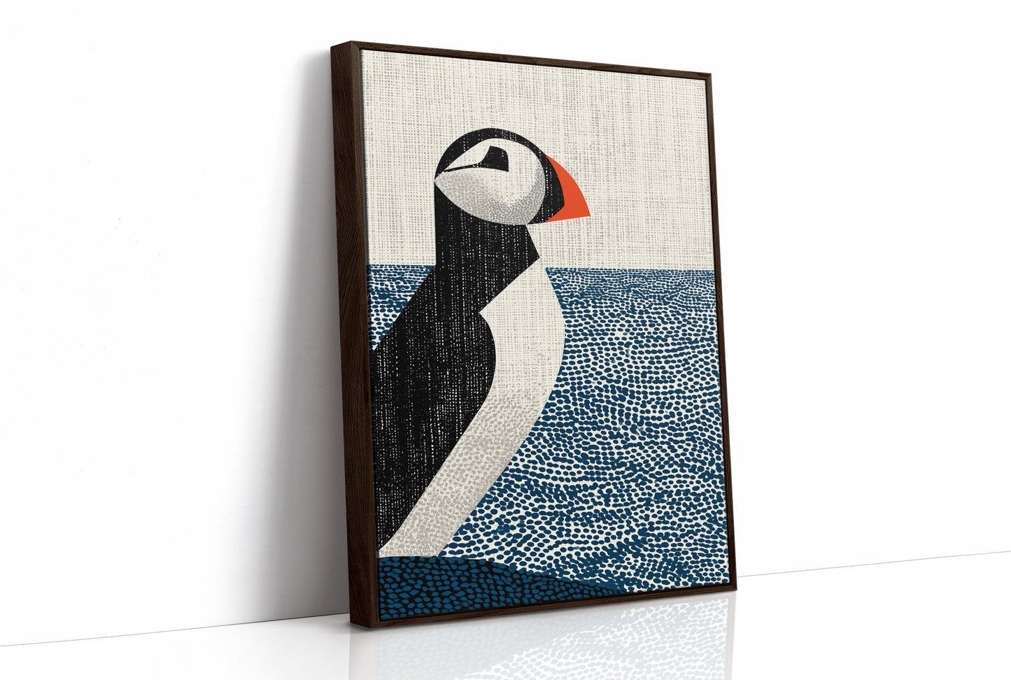 Puffin on the Horizon Line