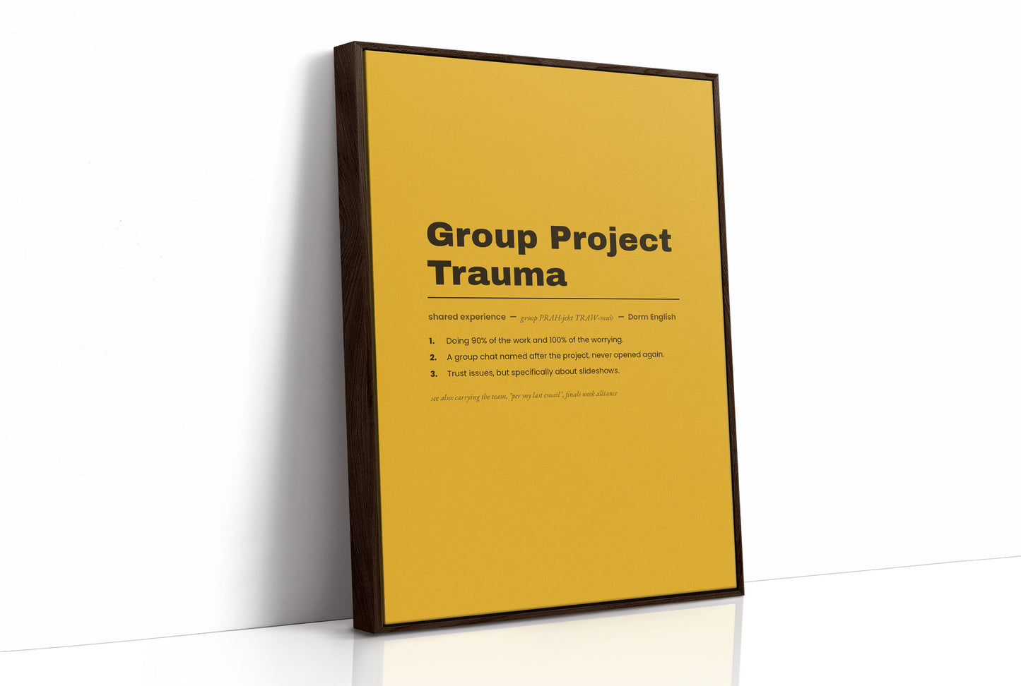 Group Project Trauma