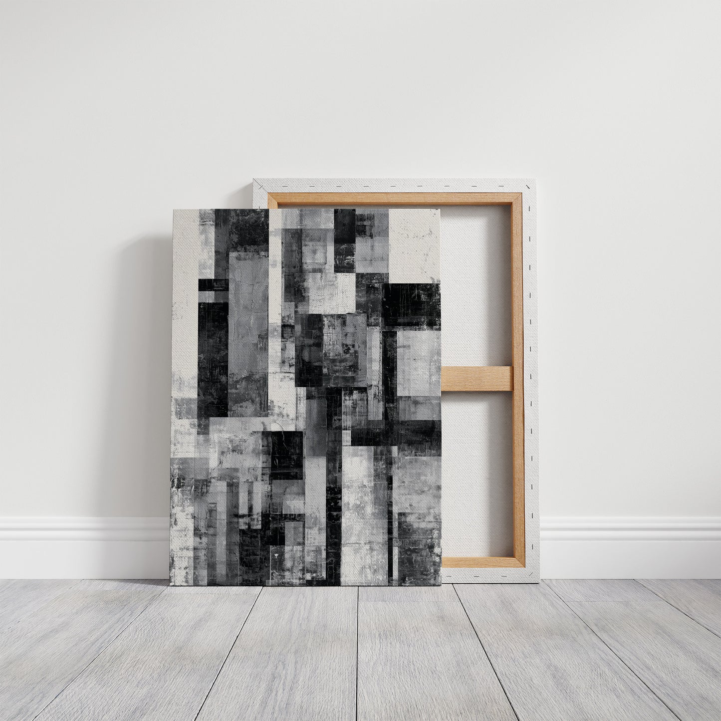 Concrete Skyline: Fractured City Blocks