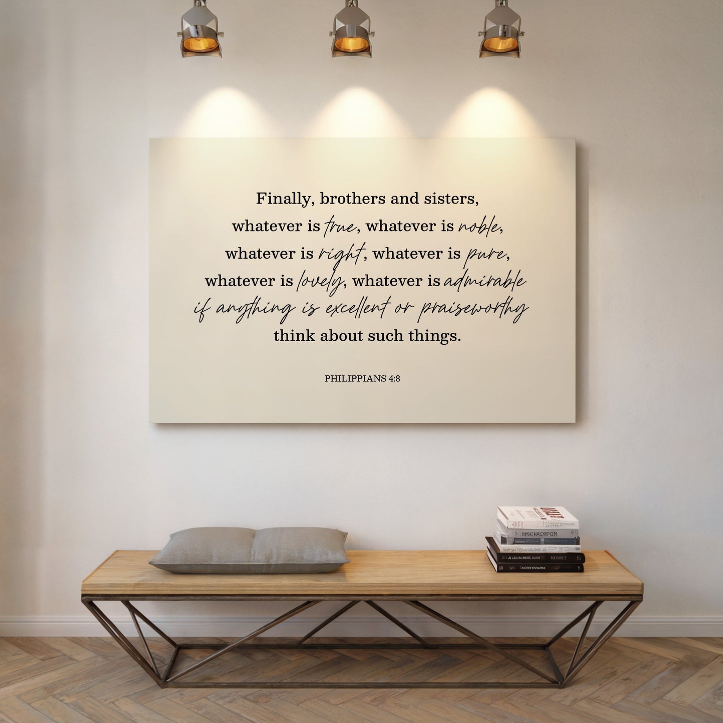 Think on These Things Philippians 4:8 Print