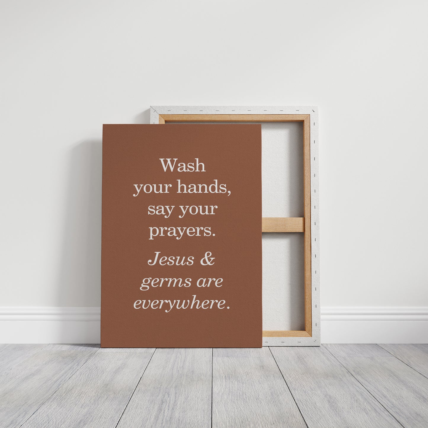 Faith And Soap Keep Hearts Clean