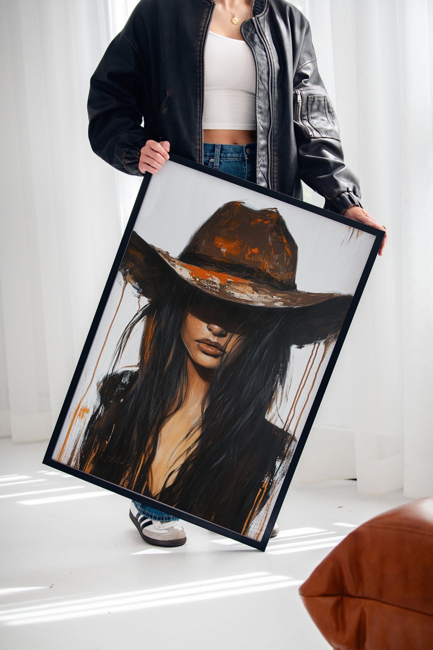 Ember Noir – Western Cowgirl Wall Art