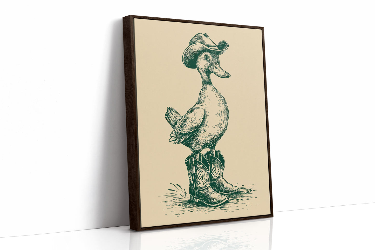 A Duck in Cowboy Boots