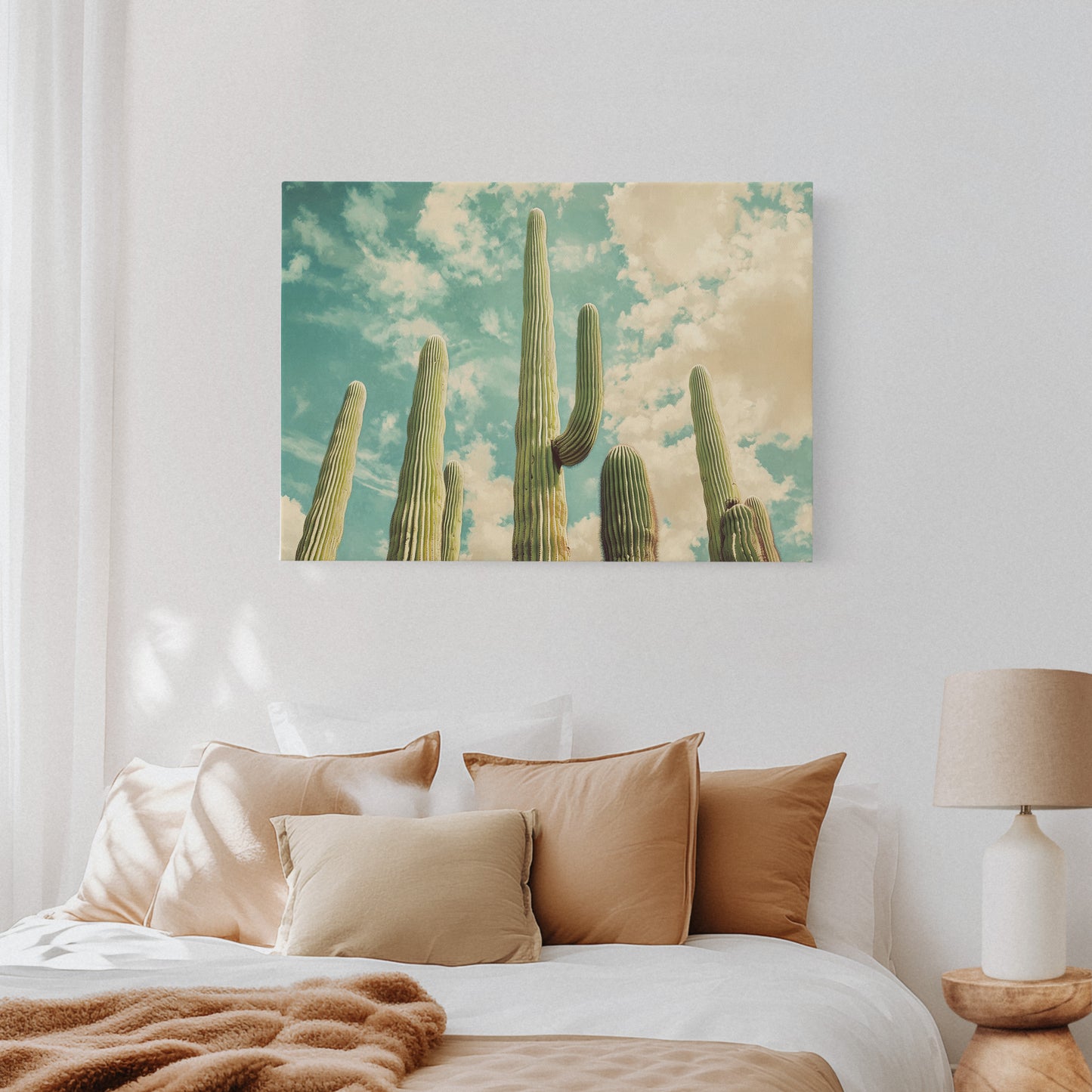 Desert Giants Under Dreamy Skies