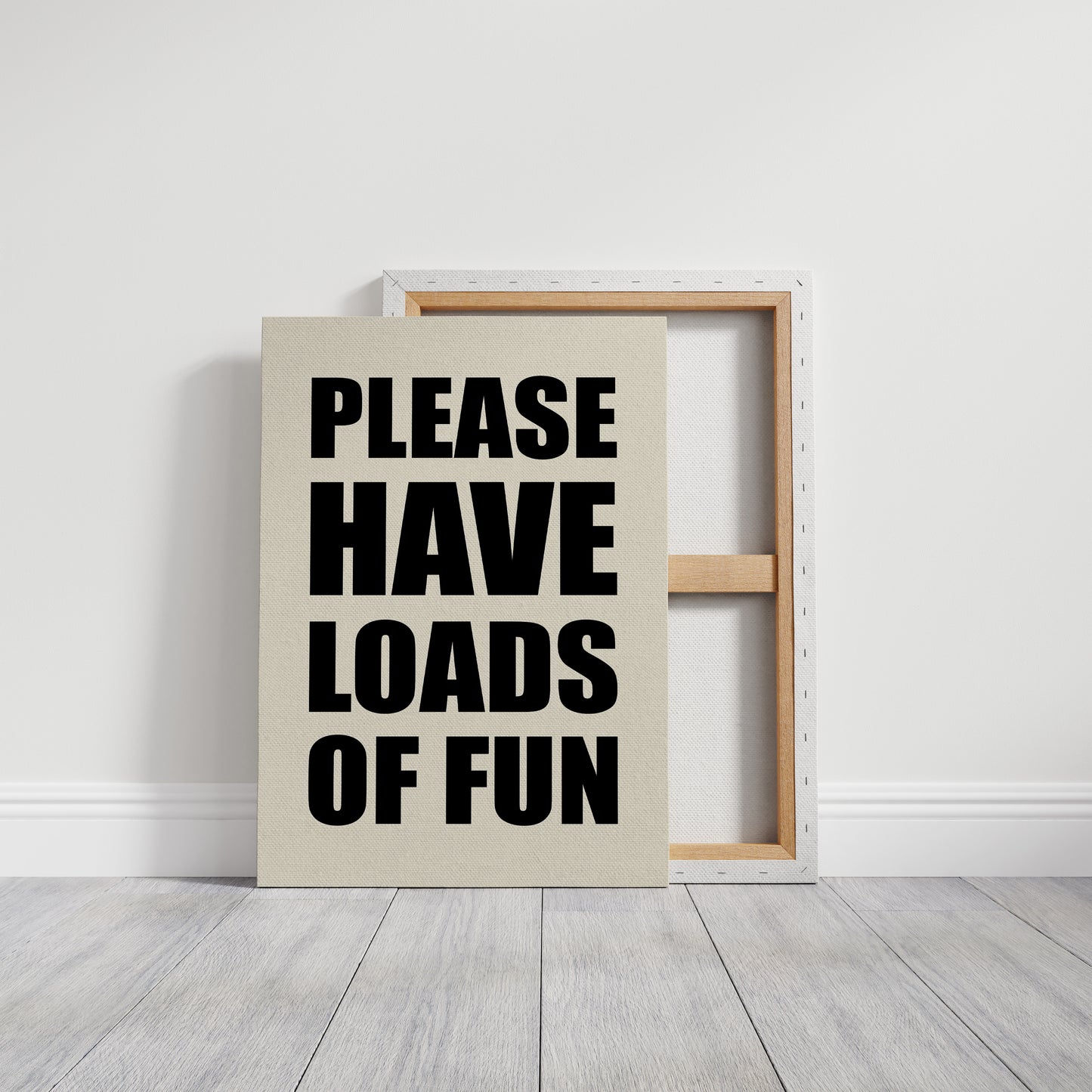 Bold Letters Make Polite Demands