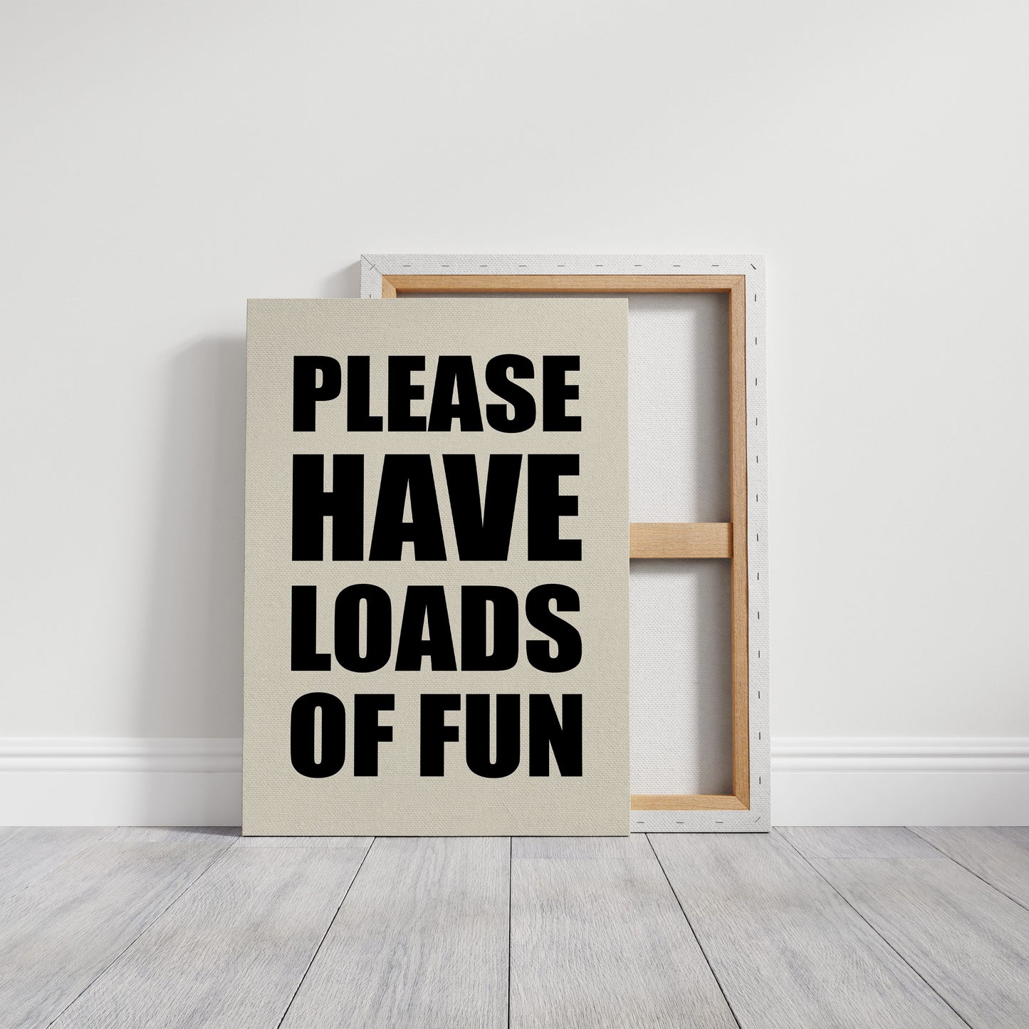 Bold Letters Make Polite Demands