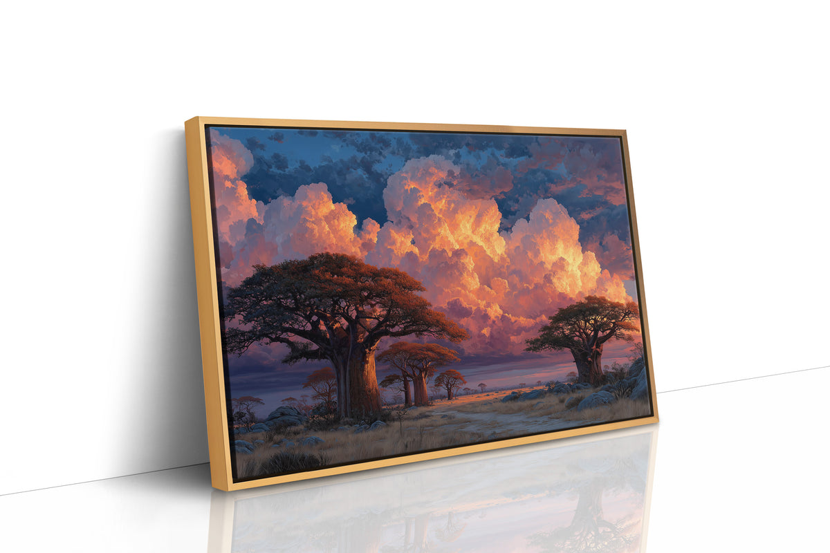 Baobabs Watch the Sky Catch Fire