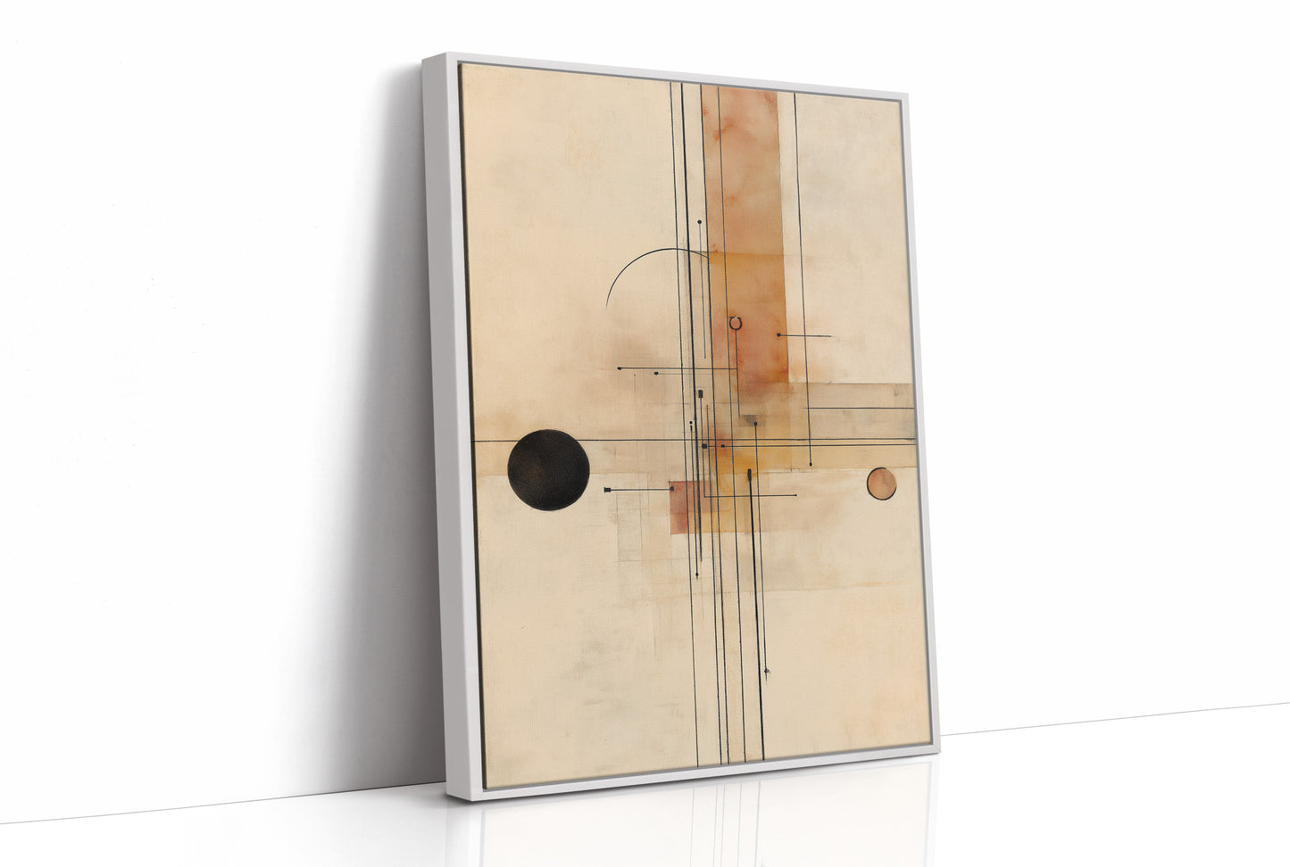 Lines Dance Through Desert Dawn