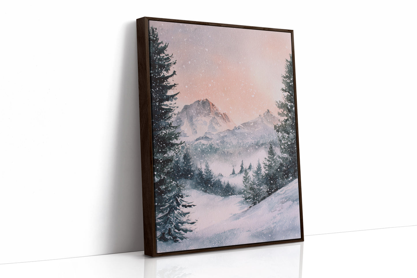 When Mountains Cradle the Snow