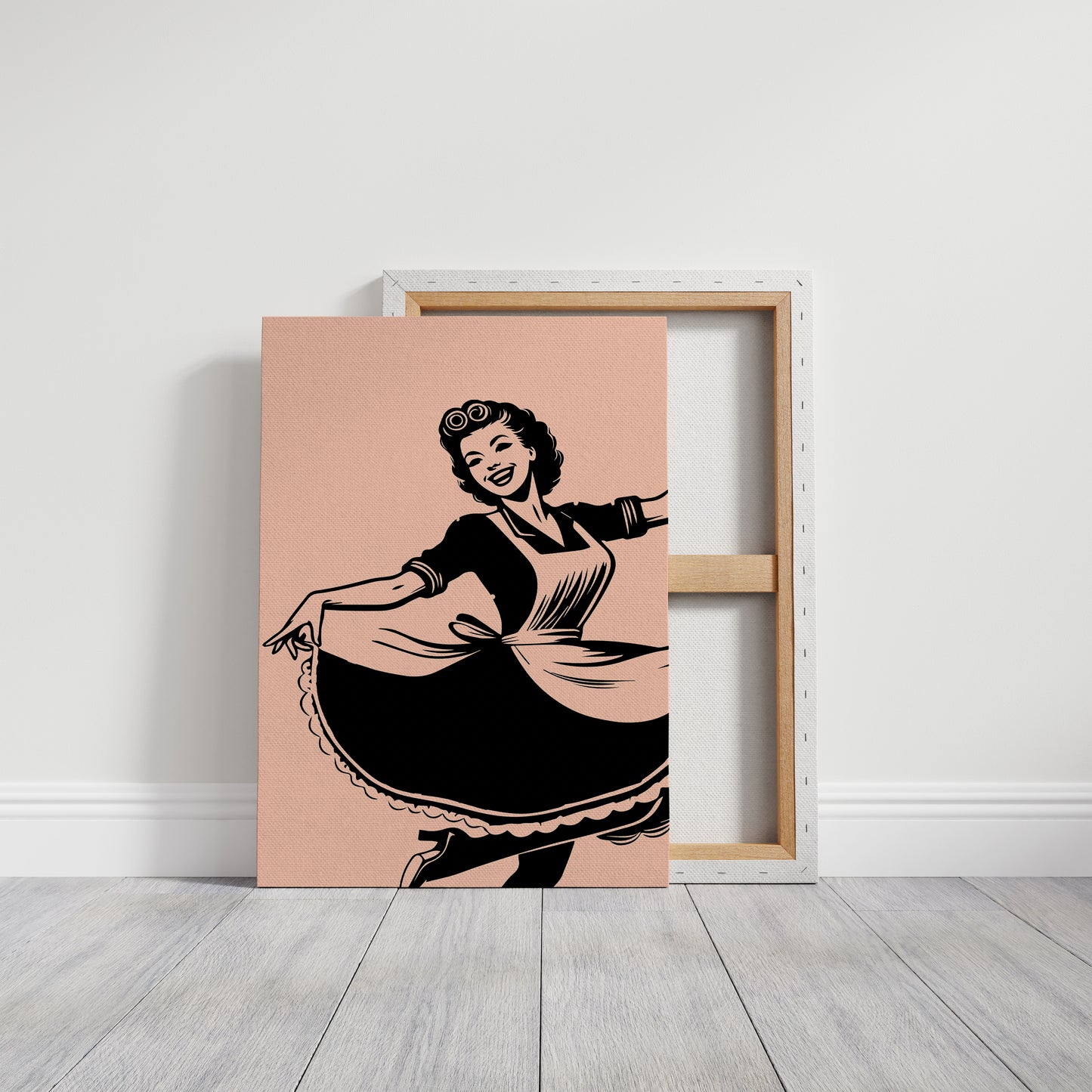 Aprons Dance Through Blush Kitchen Light