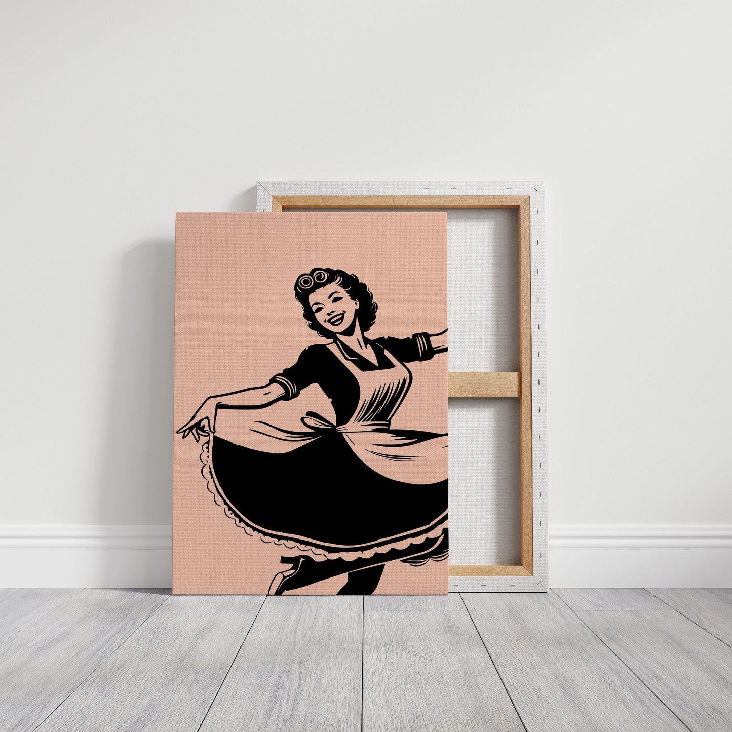 Aprons Dance Through Blush Kitchen Light