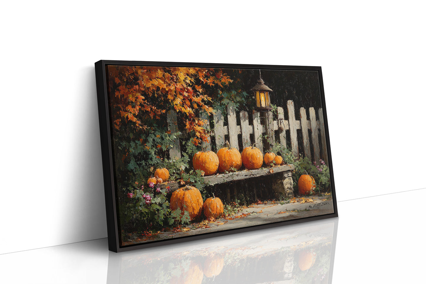 Harvest Glow Beneath Autumn Leaves