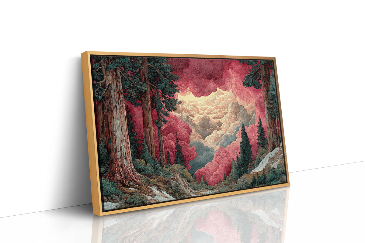 Redwoods Report Unusually Pink Weather