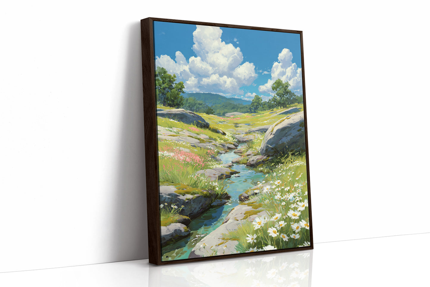 Meandering Through Sunlit Meadows