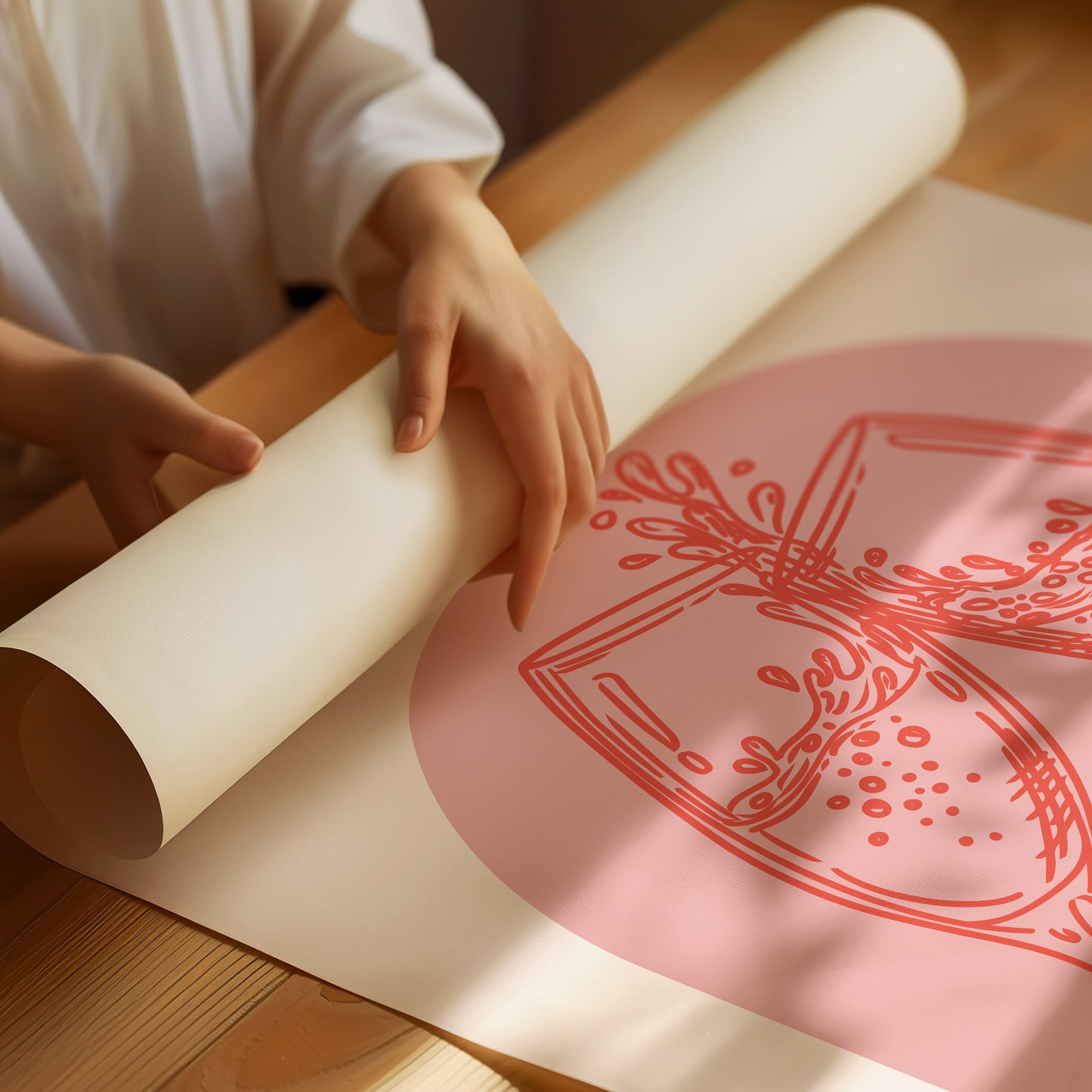 La Dolce Vita Moments In Coral Embrace