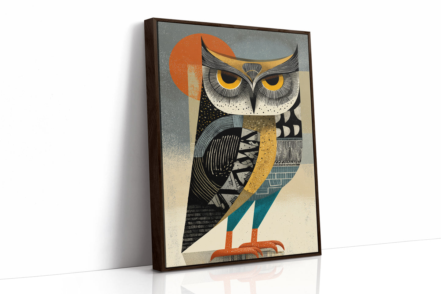 The Watcher Under Moonlit Patterns