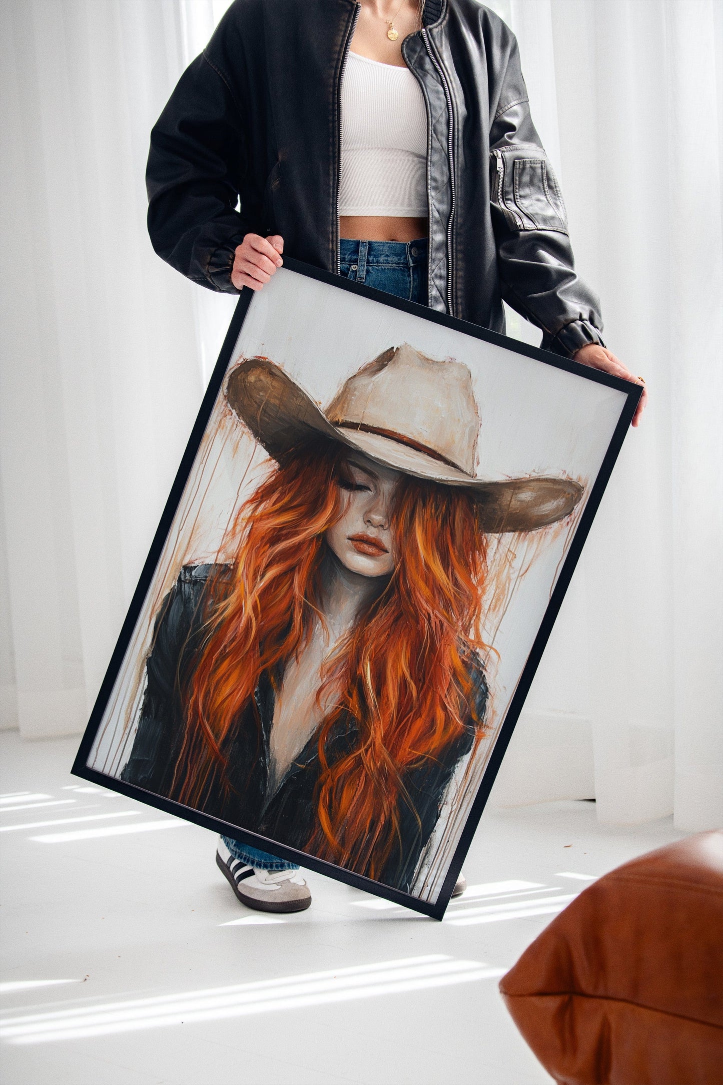 Cowgirl Ember – Rustic Elegance in Red