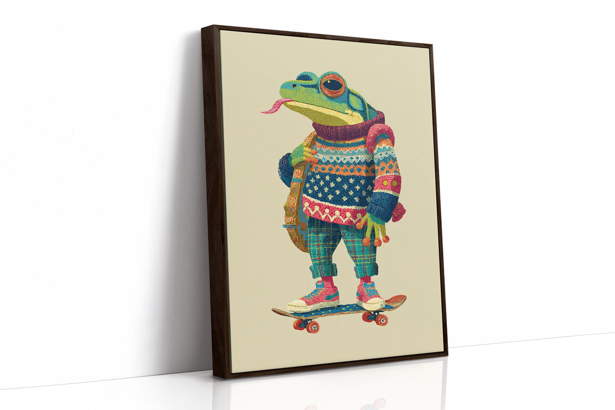 A Skateboarding Tale of Color