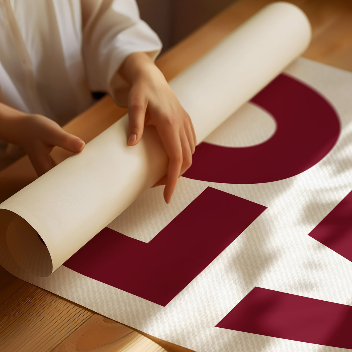 Love in Bold Block Type
