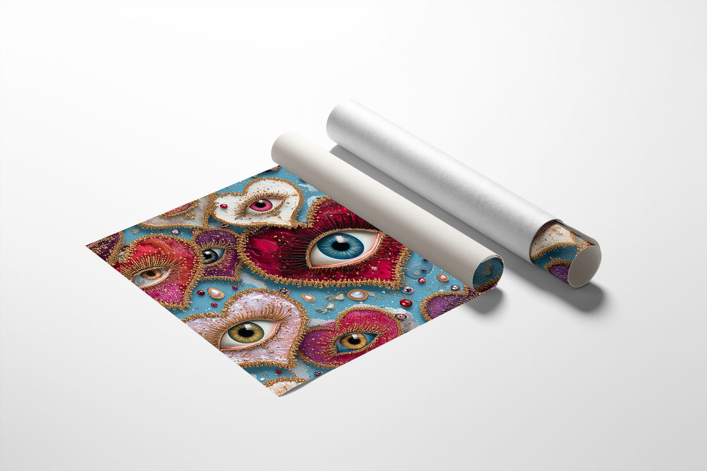 All Eyes in Velvet Hearts