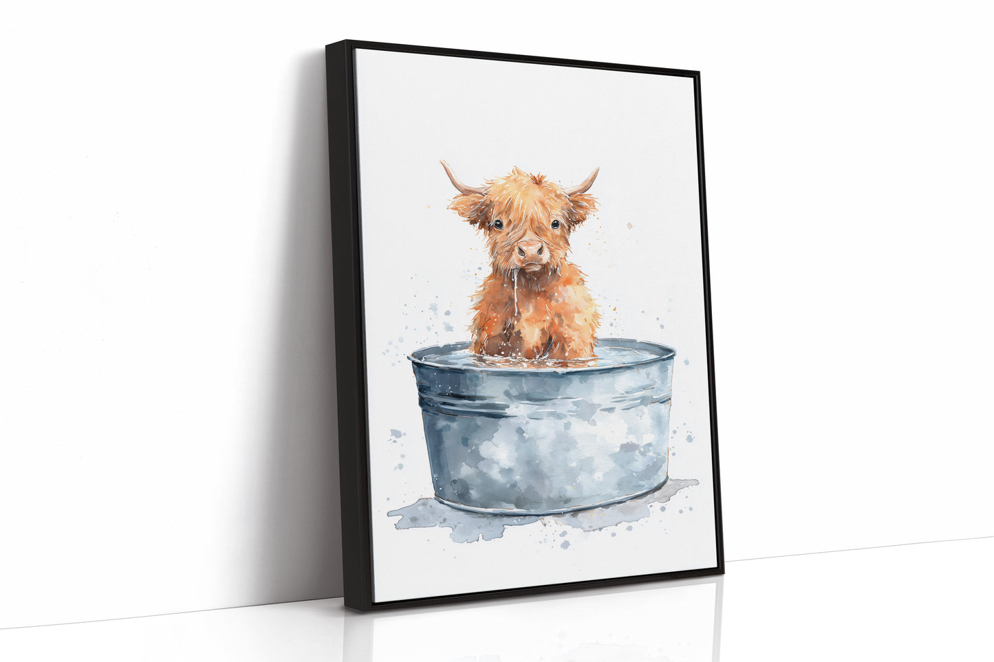 Little Highland in a Tin Bath