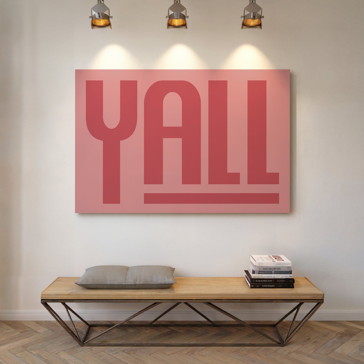 Yall Southern Charm Print in Pink