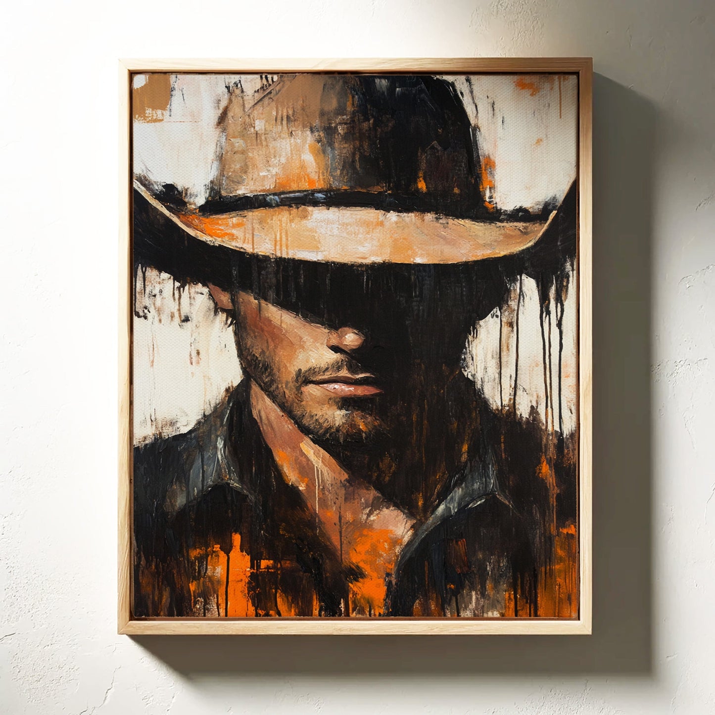 Shadowed Cowboy – Bold Western Expression