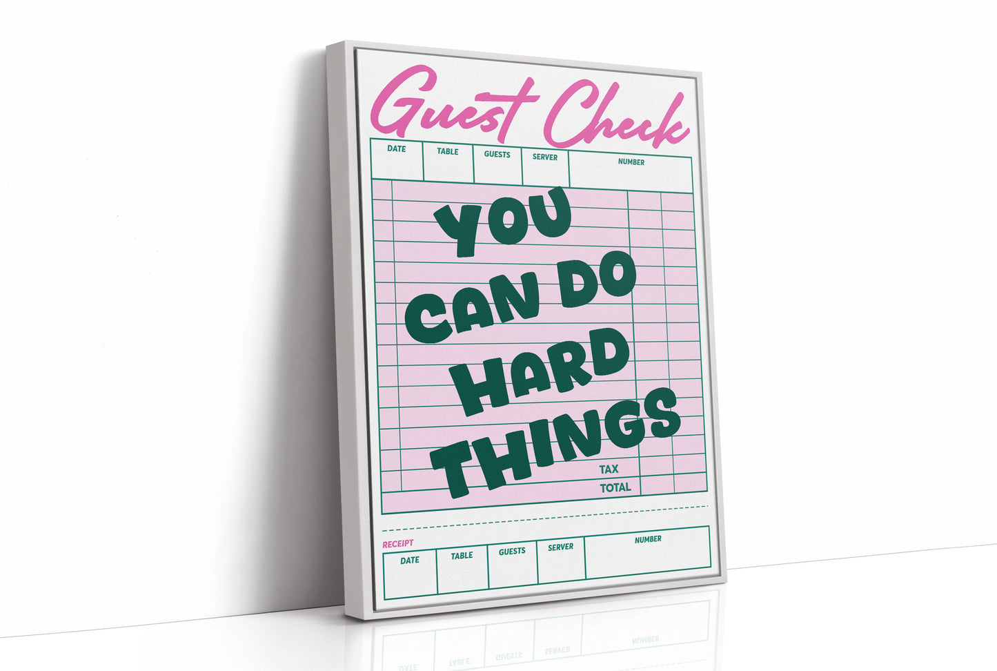 You Can Do Hard Things Guest Check