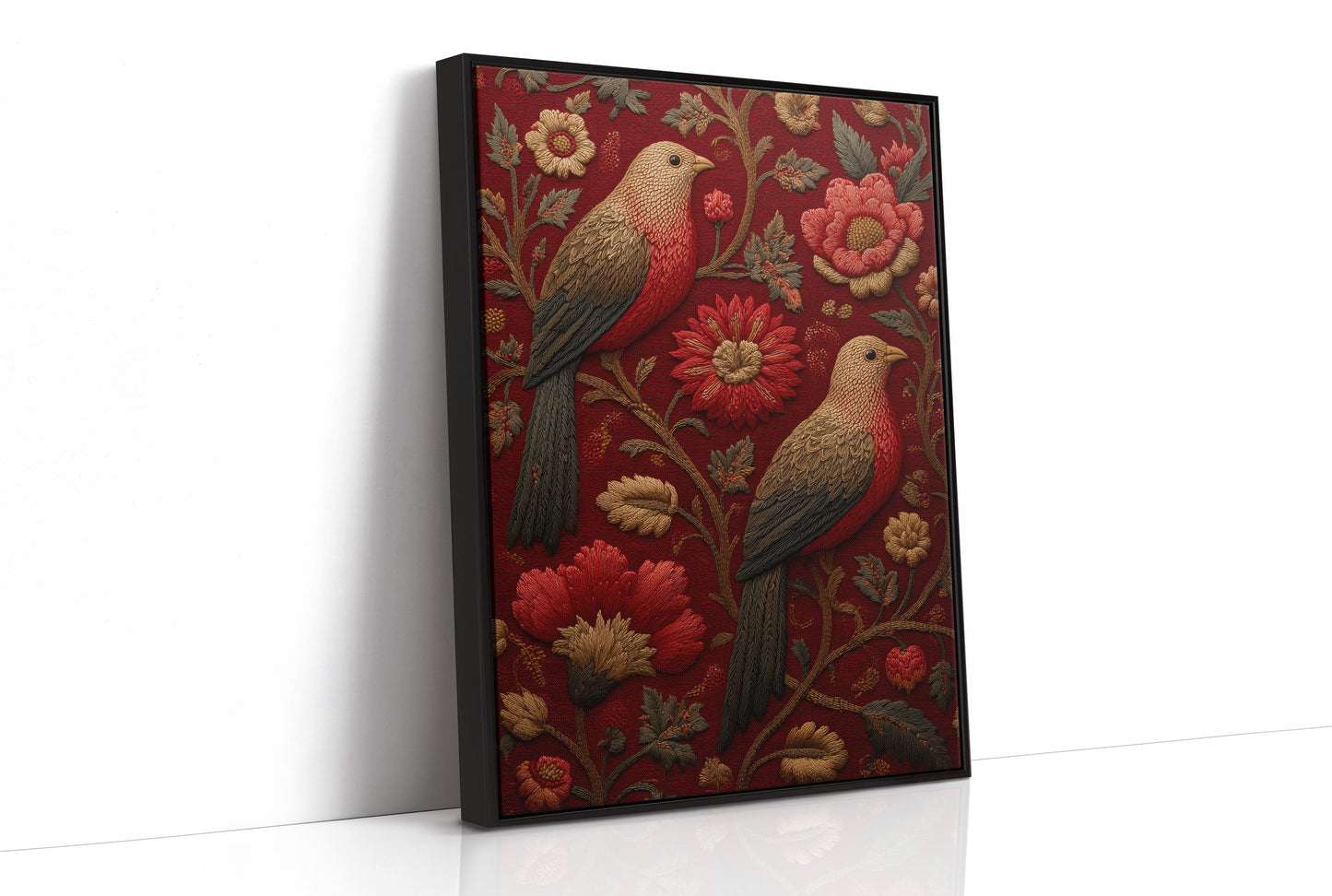 Stitched in Crimson and Gold