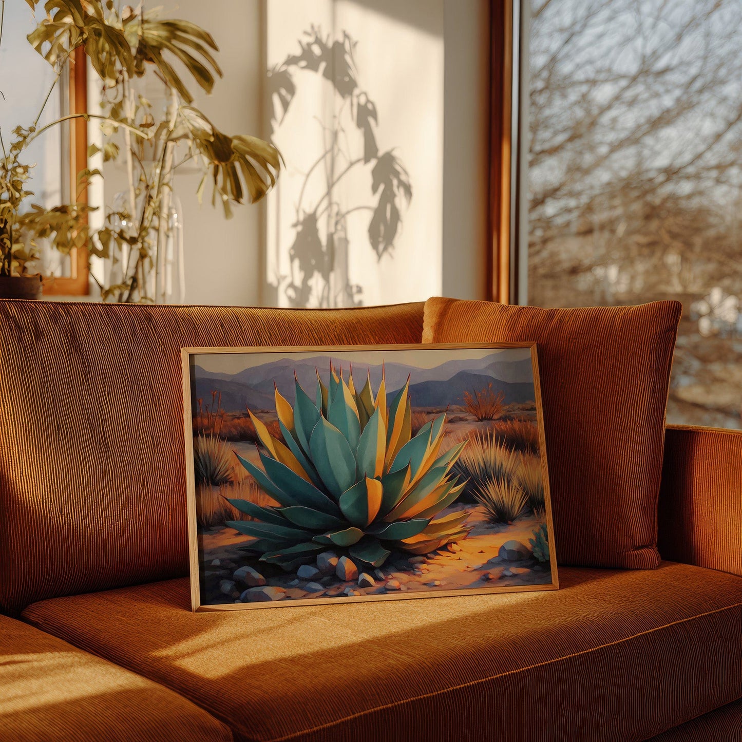 Agave Dances With Desert Light