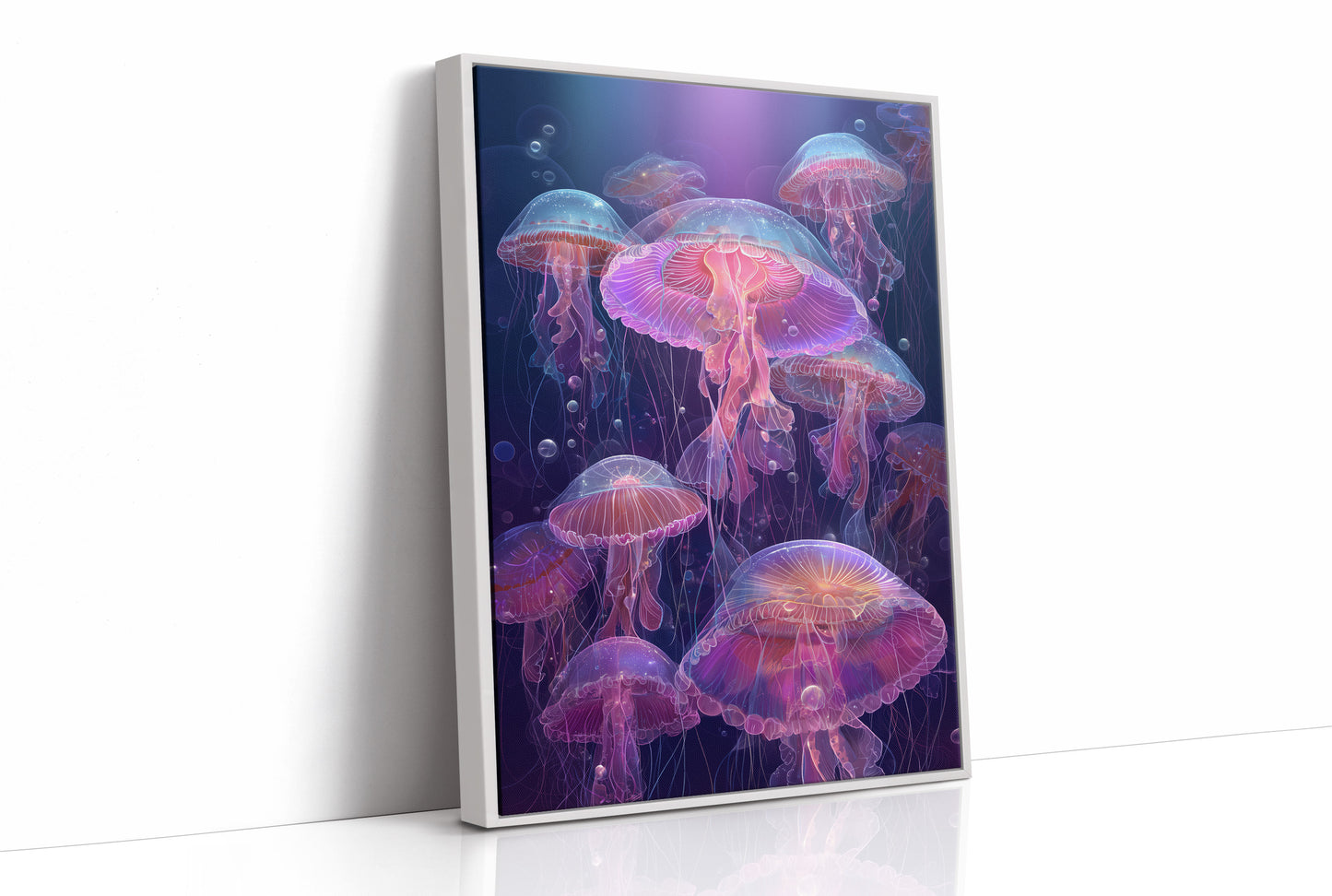 Deep Ocean Ballet In Neon Light