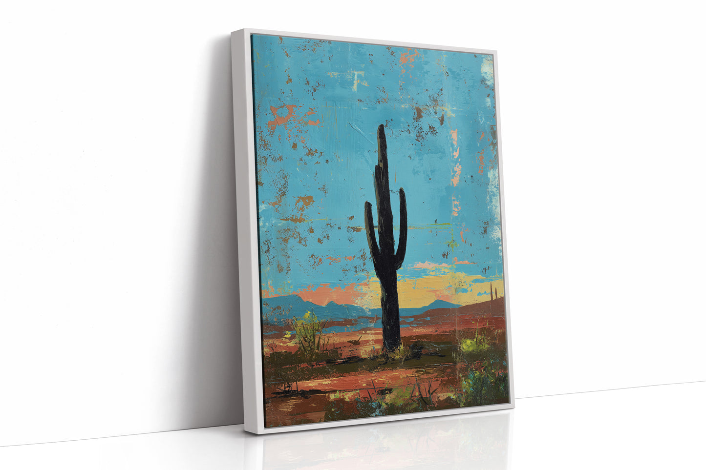 Dusk Settles On The Desert