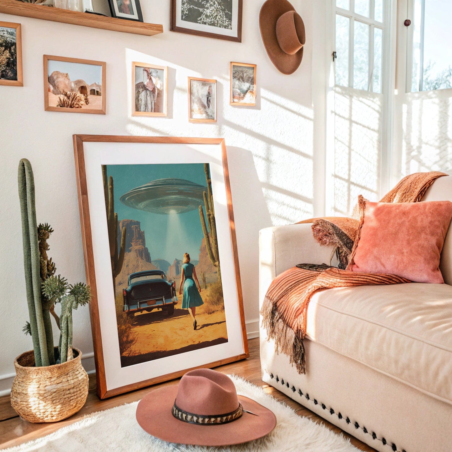 Desert Roads Meet Alien Skies