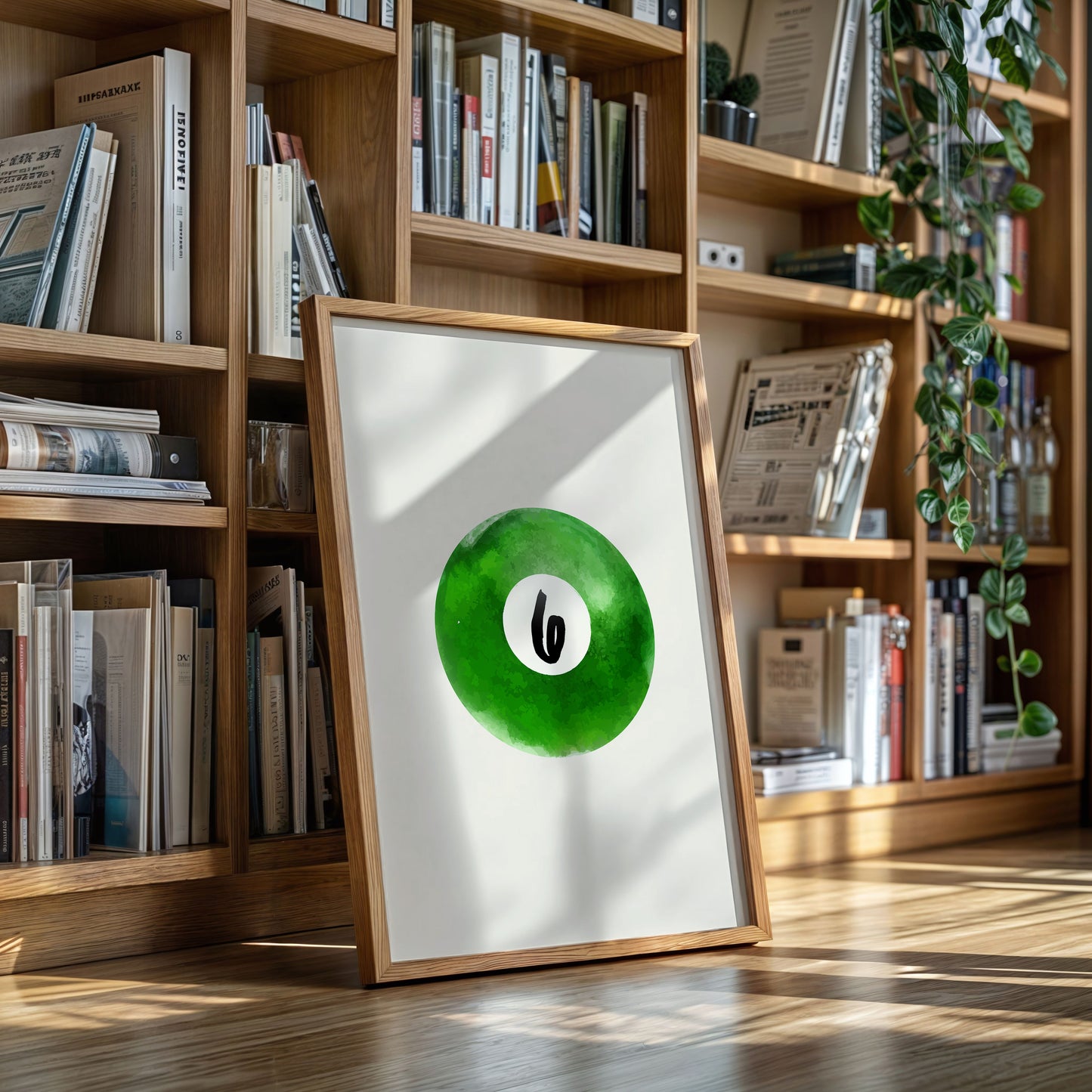 Lucky Six Floats In Emerald Depths