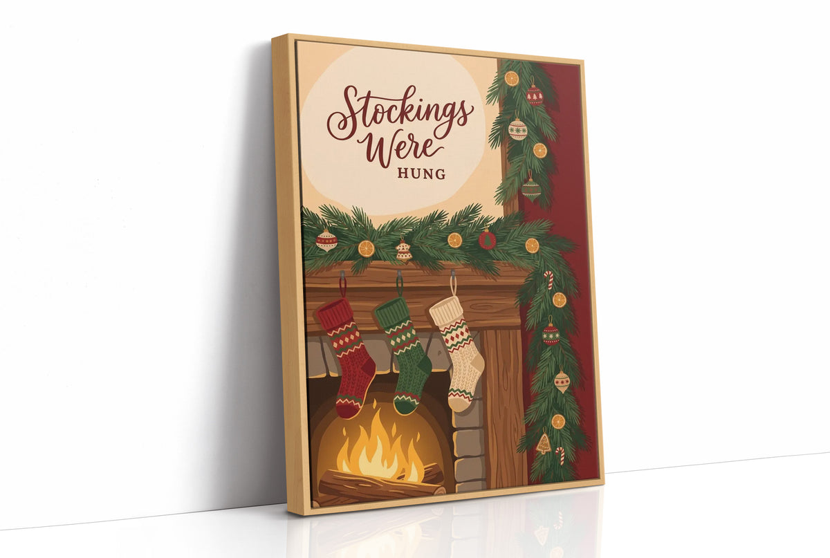 Stockings Were Hung: Dangerously Close to the Fire