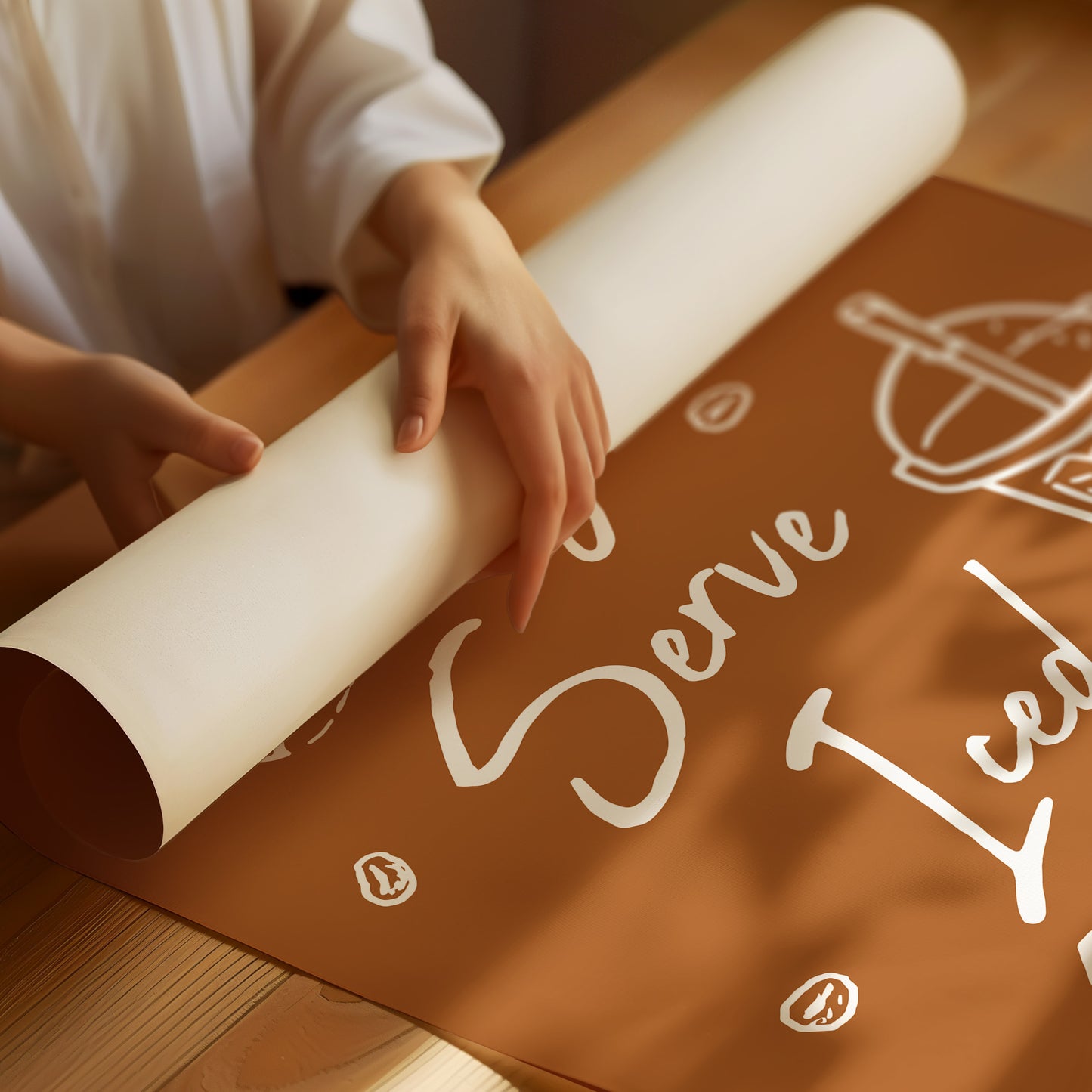 Coffee Conversations Under Sunlit Skies