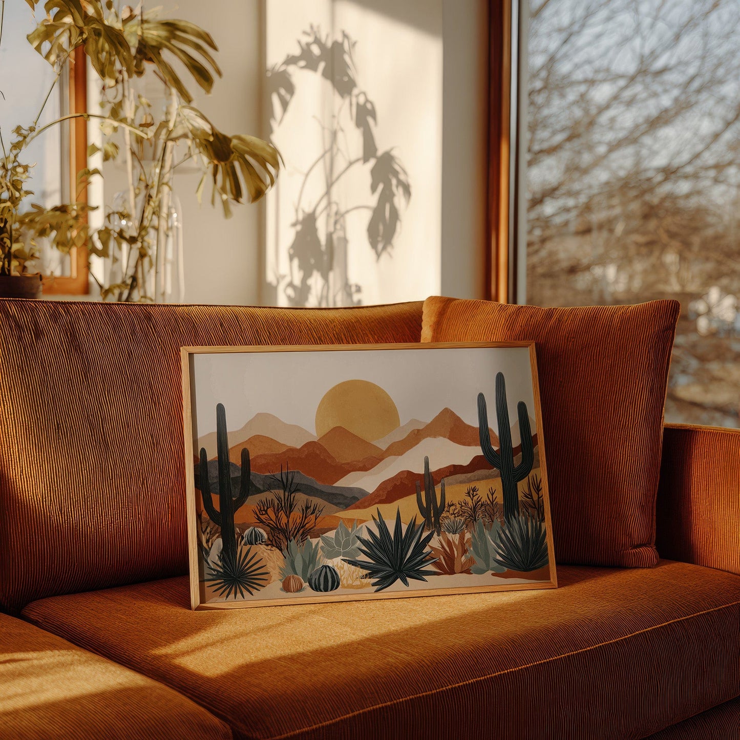 Agave Blooms Meet Desert Dawn