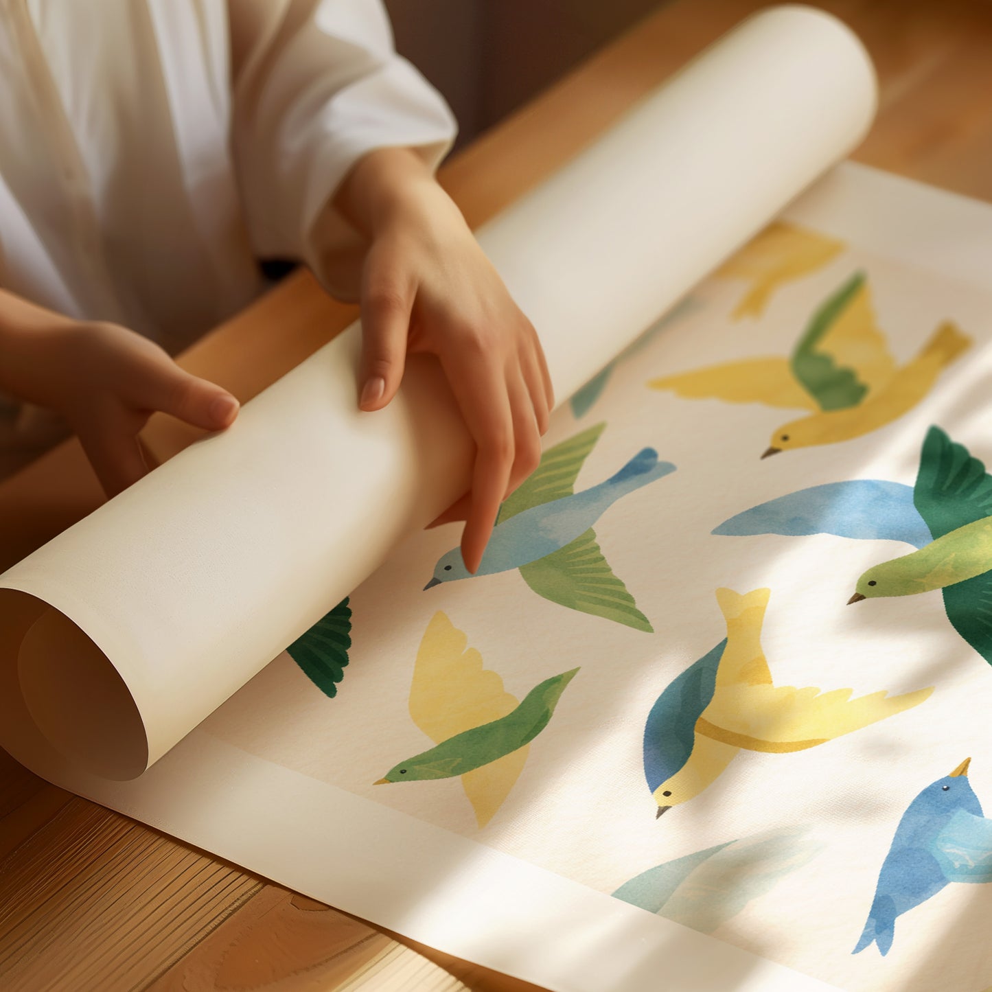 Faithful Flight: Watercolor Wings of Promise