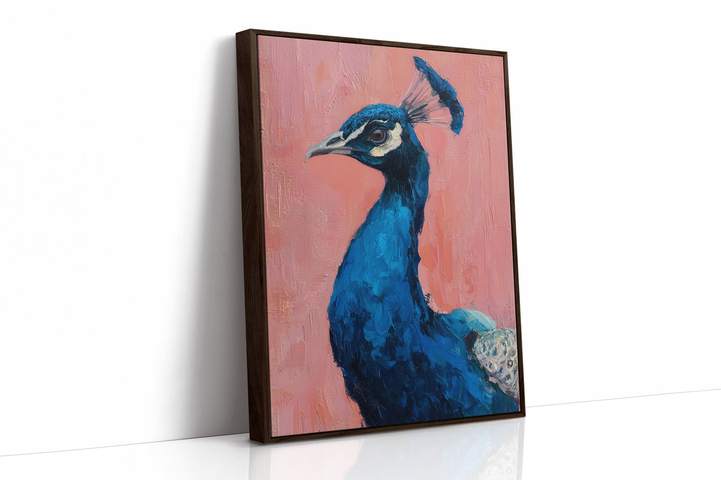 A Regal Gaze in Turquoise