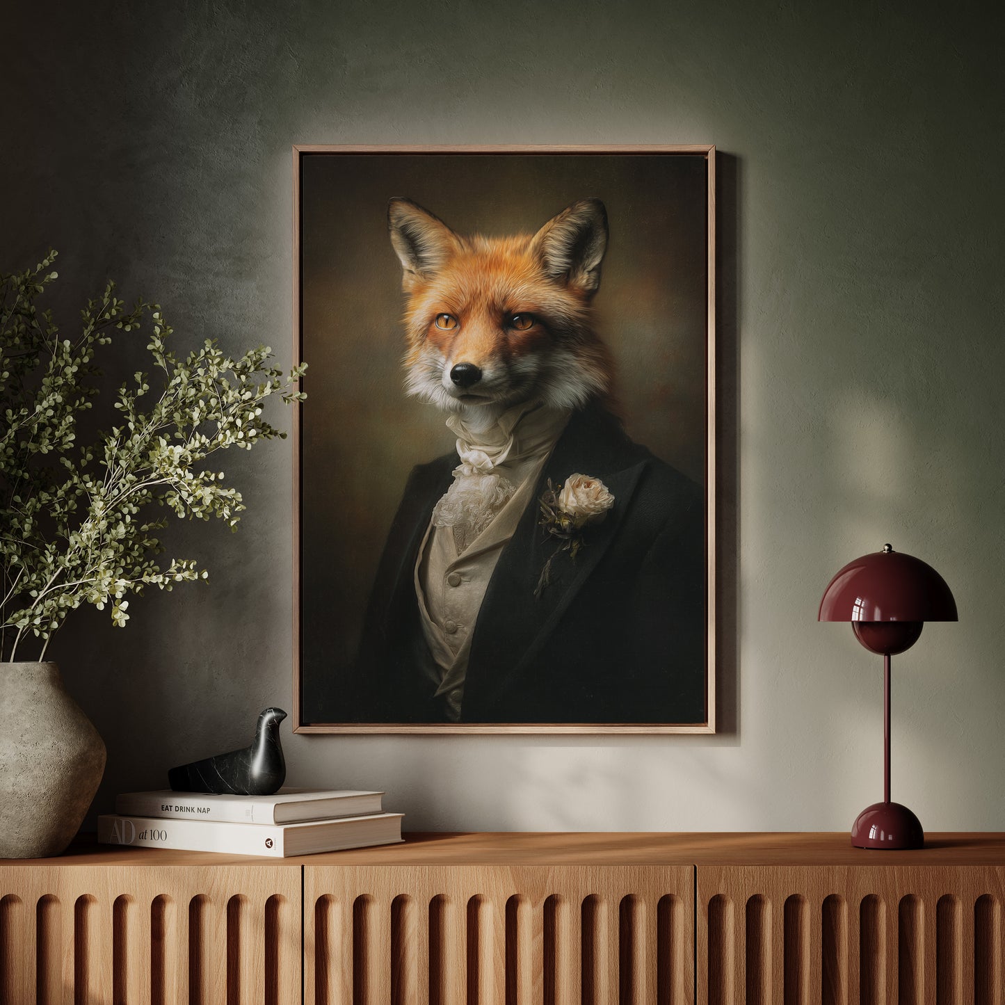Regal Fox in Formal Attire