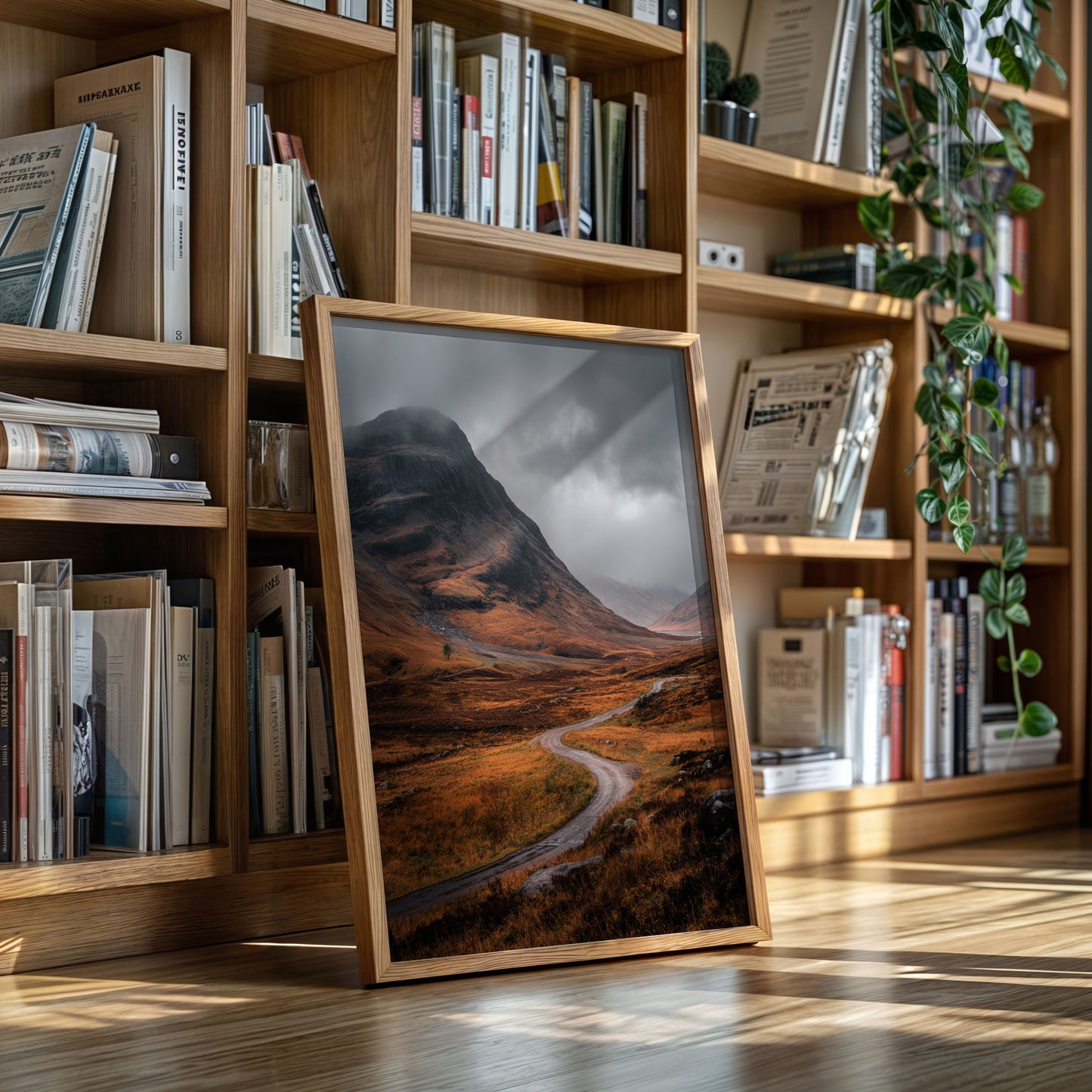 Curves of Autumn's Embrace