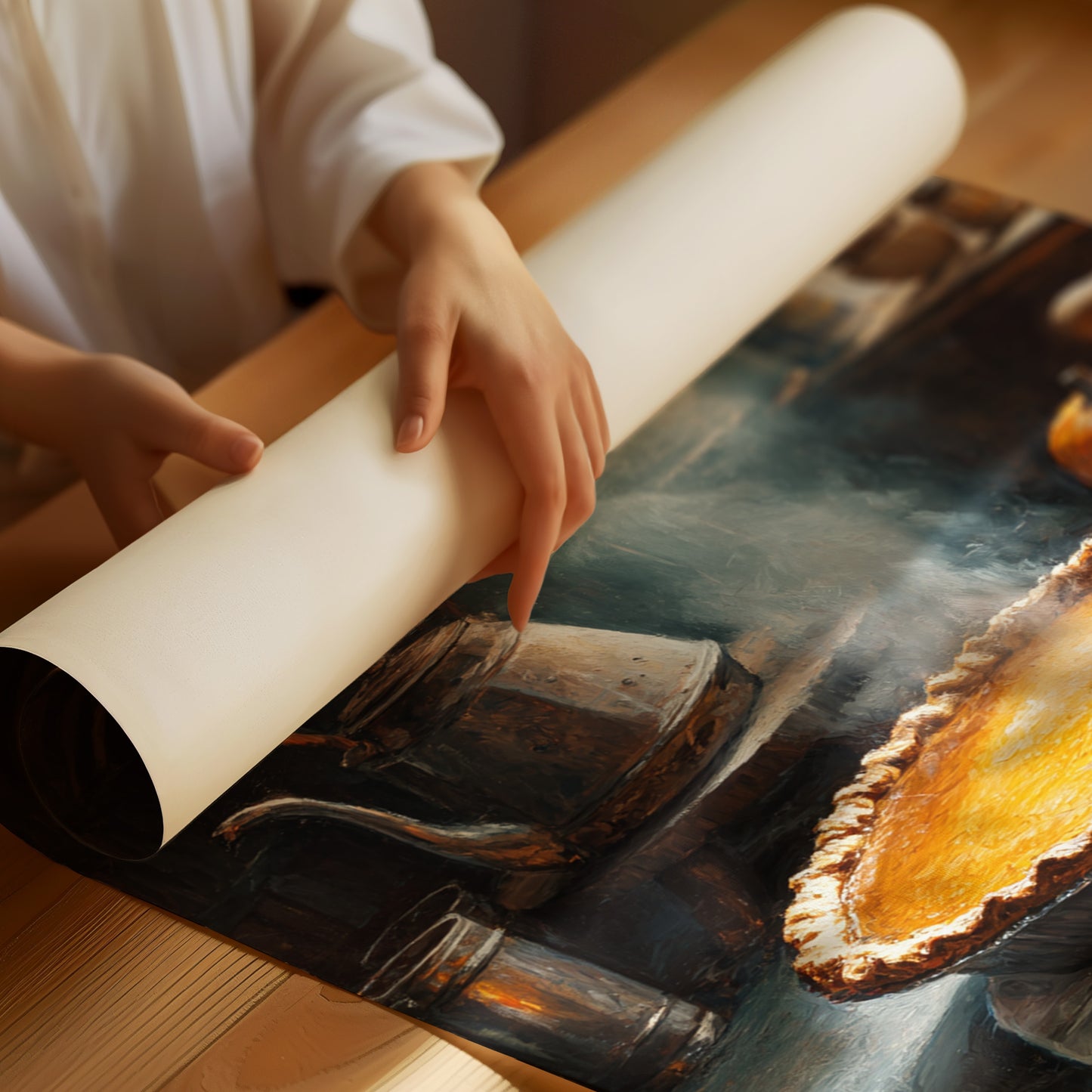 Harvest Kitchen's Golden November Light