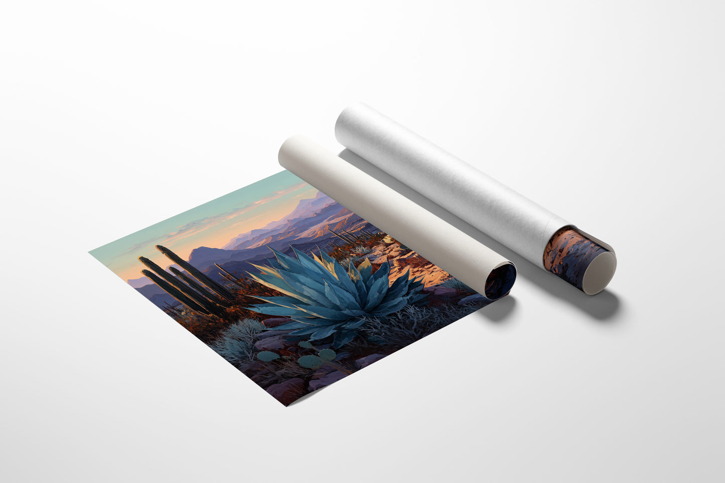 Blue Agave Greets Mountain Dawn