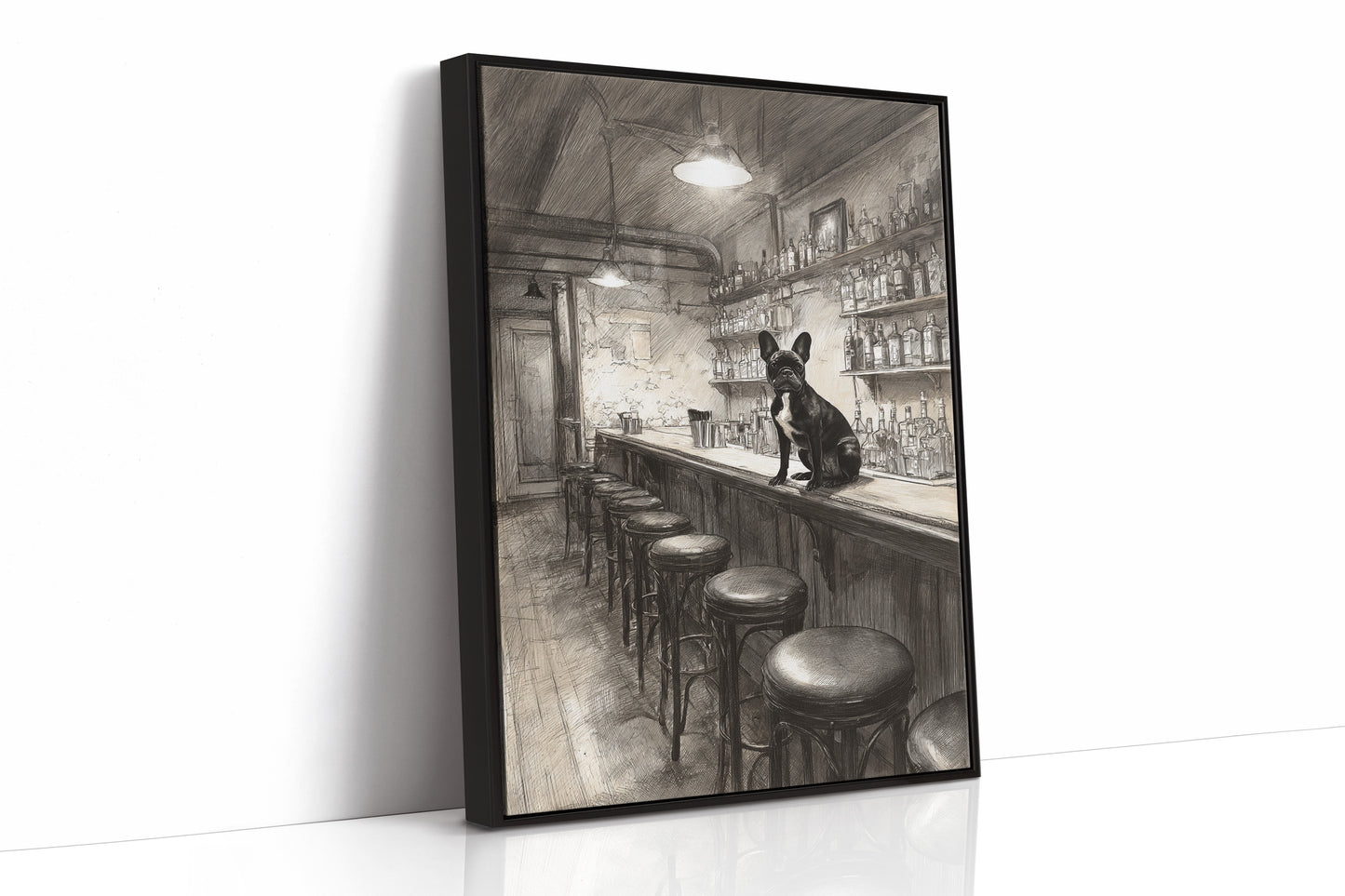 Beneath The Bar's Gentle Glow